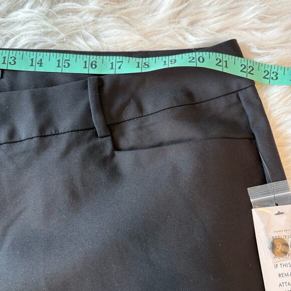 Eloquii Pants High Rise Black Stretch Trousers Plus Size 20S‎ Pockets Career NWT - Picture 9 of 12